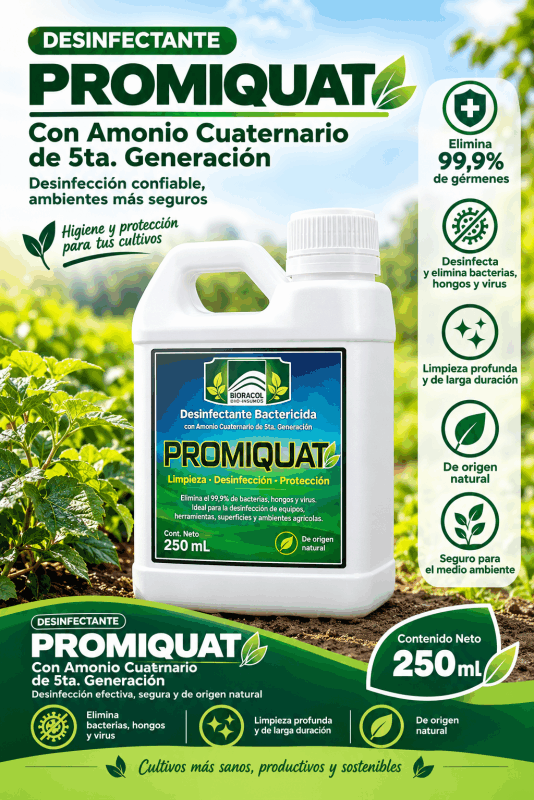 PROMIQUAT - DESINFECTANTE AMONIO QUATERNARIO X 250 mL