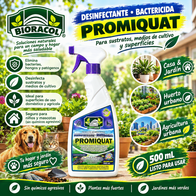 DESINFECTANTE AMONIO QUATERNARIO LISTO PARA USAR X 500 mL