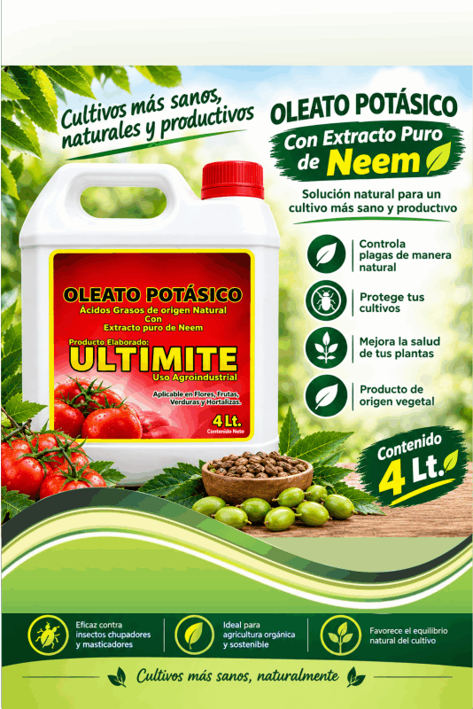 ULTIMITE - OLEATO POTÁSICO CON NEEM X 4 Litros