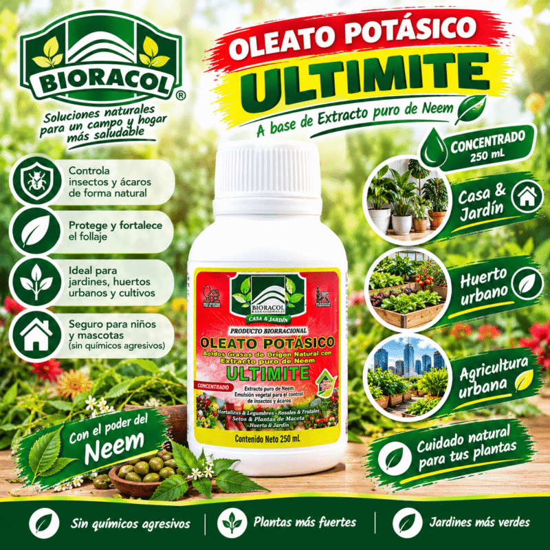OLEATO POTÁSICO CON NEEM CONCENTRADO X 250 mL