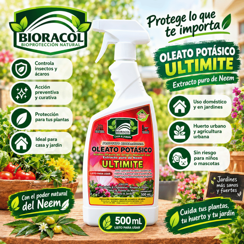 OLEATO POTÁSICO CON NEEM LISTO PARA USAR X 500 mL