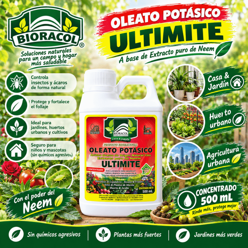 OLEATO POTÁSICO CON NEEM CONCENTRADO X 500 mL