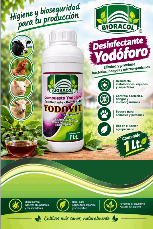 YODOVITE - DESINFECTANTE YODÓFORO X 1 Litro
