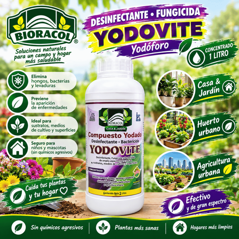 DESINFECTANTE YODADO LISTO PARA USAR X 1000 mL