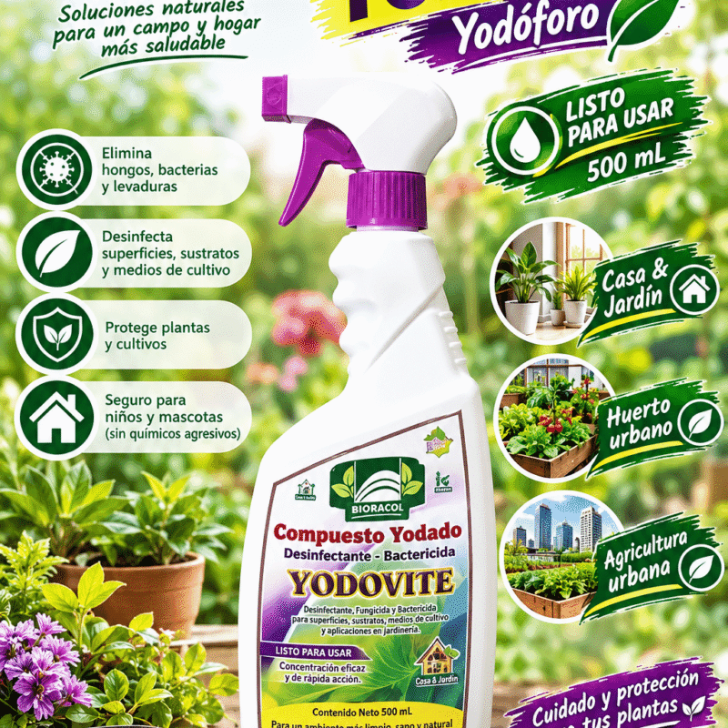 DESINFECTANTE YODADO LISTO PARA USAR X 500 ml